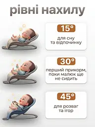 Дитяче крісло-гойдалка-шезлонг для новонароджених та немовлят вагою до 12 кг з ременями безпеки, рожеве (8381706586) - мініатюра 4