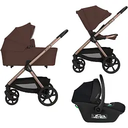 Коляска Lionelo Carmine 3 в 1 brown chocolate (LO-CARMINE 3IN1 BROWN CHOCOLATE)