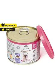 Повнорац.корм д/дор.котів.Шмат.в желе з Індичкою,ТМ Pet Chef, 200г
