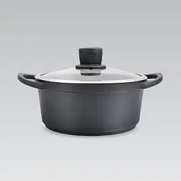Каструля з кришкою Maestro MR-4320 2.7 л 20 см чорна - мініатюра 2