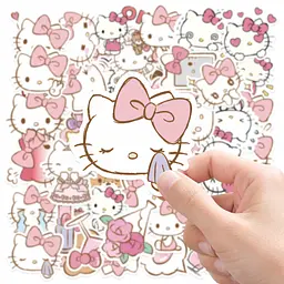 Стікерпак Набір наклейок GeekLand Hello Kitty Хелло Кітті 50 штук - мініатюра 2
