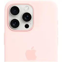 Чохол Silicone Case with MagSafe для Apple iPhone 15 Pro Max Light Pink AAA [93259] - мініатюра 4