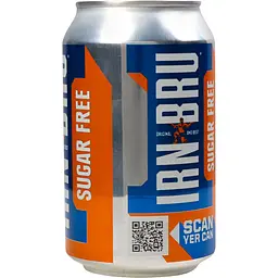 Напій Irn-Bru Sugar Free сильногазований 0.33 л (951266)