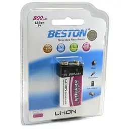 Акумулятор Beston CR-9V 800mAh Li-ion (AAB1823) - мініатюра 4