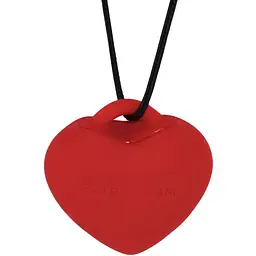 Мінівібратор Сердечко FairyGasm PleasureStOne Red, 9 режимів, на шнурку - мініатюра 4