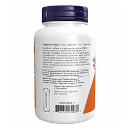 Натуральні добавки Chondroitin Sulfate 600mg - 120 caps - мініатюра 3