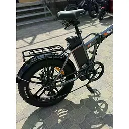 Електровелосипед Crosser Comp фетбайк 350W 12Ah сірий з помаранчевим - мініатюра 7