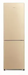 Холодильник Hitachi R-BG410PUC6GBE нижня морозильна камера 2 двері Ш59.5xВ190xГ65 330л A+ Бежеве скло (R-BG410PUC6GBE)