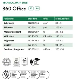 Папір MM A4 360 Office - мініатюра 2