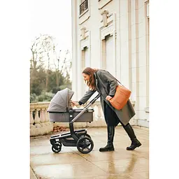 Сумка Childhome Mommy club Signature vegan leather brown - мініатюра 9