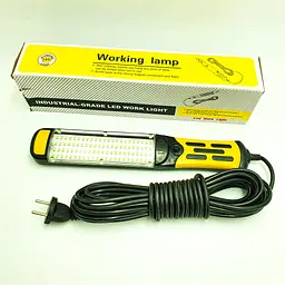 Інспекційне світло автомобільна світлодіодна 96LED лампа для СТО перенесення кабель 10м з магнітом та гачком UKC 7216 - мініатюра 3