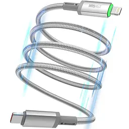 Дата кабель WIWU C083 Maglink Type-C to Lightning 27W 1 м Grey - мініатюра 4