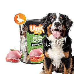 Консерви для собак UNIQ PETS DOG WET FOOD ROYAL DUCK з качкою, 375 г - мініатюра 3