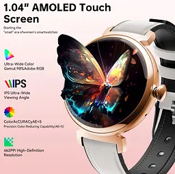 Смарт-годинник Oukitel BT-30 IP68 AMOLED Gold White-Pink - мініатюра 3