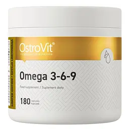 Жирні кислоти OstroVit Omega 3-6-9, 180 капсул
