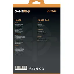 Комплект ігрова миша + килимок GamePro GPGS-347 Gameset 2in1 USB - мініатюра 11
