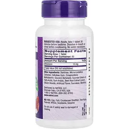 Мелатонін Natrol Melatonin Fast Dissolve зі смаком полуниці 10 мг 60 таблеток - мініатюра 2
