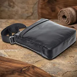 Чоловіча сумка Tony Perotti Italico 6001G-20 nero (90632) Чорна - мініатюра 7