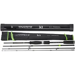 Спінінг Favorite X1 Travel 764MH 2.29m 10-32g Fast - мініатюра 5