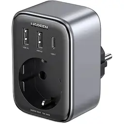 Зарядний пристрій UGREEN CD314 30W Outlet Extender EU (2A1C) (UGR-90613)