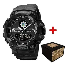 Чоловічий наручний годинник 001 Поліція All Black Awarder acs0032030