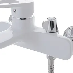 Змішувач для ванни з коротким зливом Mixxus Nevada 009 Euro white MI5800 Білий матовий - мініатюра 3