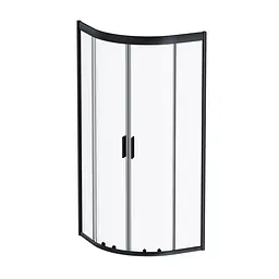 Душова кабіна AM.PM Gem 1/4 Round 80x80 см без піддону black W90UG-401-8080-BT