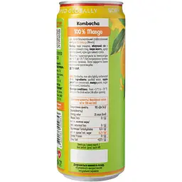 Комбуча Ever Aid Mango 100% 0.33 л - мініатюра 2