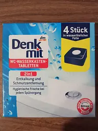 Таблетки DenkMit для очистки бачка унитаза 4 шт.