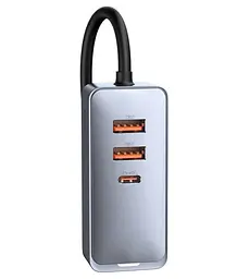 Розгалужувач хаб Baseus Share Together PPS 120 W 2U+2C CCBT-A0G - мініатюра 2