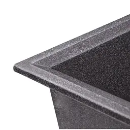 Кухонна мийка Lidz 790x495/230 BLA-03 (LIDZBLA03790495230), Чорний - мініатюра 7
