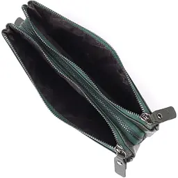 Красивий шкіряний гаманець на три відділення ST Leather 20,5х10,5х3 см acs0029660 - мініатюра 5