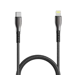 Кабель Aspor A110 Quick Charge Type-C – Lightning 3A/20W/1м- чорний - мініатюра 3