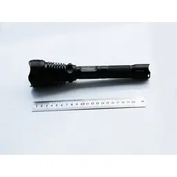 Тактический фонарь аккумуляторный POLICE BL-Q2800 T6 150000W фонарик с креплением на оружие и заряжаемыми аккумуляторами Li-ion 2х18650 4200 mah 1180 Lumen Черный - миниатюра 4
