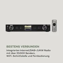 Тюнер HiFi цифровий Аuna iTuner Spotify Connect 320 Bт (10034063) - мініатюра 2