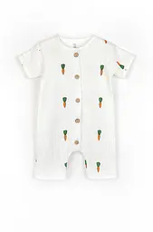 Муслиновый песочник для малышей на пуговицах Carrots