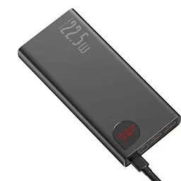 Зовнішній акумулятор (павербанк) Baseus Adaman Metal Digital 20000mAh 22.5W 2021 Editon Black (PPAD000101, PPADM20S) - мініатюра 5