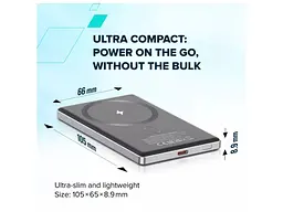 Зовнішній акумулятор (Power Bank) Canyon OnCharge 505 slim 5000mAh 20W Dark Grey (CNS-CPB505DG) - мініатюра 7