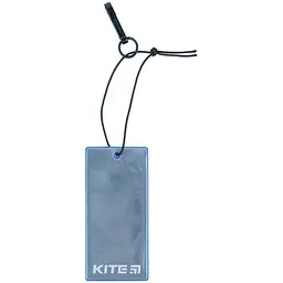 Підвіска м`яка світловідбиваюча Kite прямокутна, синій індіго K23-109-5 - мініатюра 2