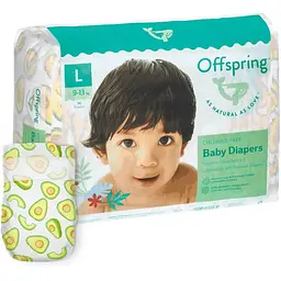 Підгузки Offspring Avocuddle L (9-13 кг) 36 шт. (DP-OI-FAT-L36P-AVO)