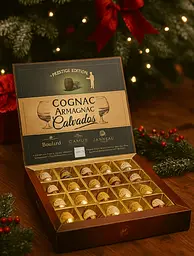 Шоколадные конфеты с алкоголем Abtey Prestige Edition Cognac Armagnac Calvados 200г - миниатюра 4