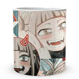 Кухоль GeekLand Моя геройська академія My Hero Academia Тога Колаж з ріжками MHA 02.540 330 мл білий - мініатюра 2