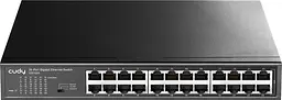 Комутатор CUDY GS1024, 24 портовий Gigabit Metal Switch