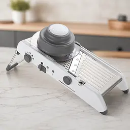 Регульована тертка-шатківниця для овочів / Овочерізка Smart Multifunctional Mandoline Slicer / Механічний подрібнювач універсальний кухонний