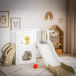 Дитячий ігровий комплекс Mealux Tower White / Brown (KD-B013 White / Brown) - мініатюра 3