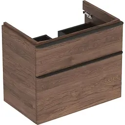 Тумба під умивальник Geberit Smyle Square 75 см 500.353.JR.1 горіх темний