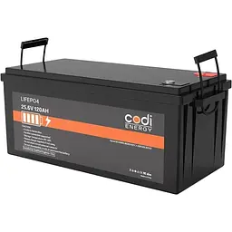 Акумулятор Codi Energy LiFePO4 24V 25.6V/120Ah/3072Wh [CE-25.6V/120A] [125469]