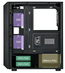 Корпус FSP CMT218AB Black (CMT218AB) - мініатюра 5