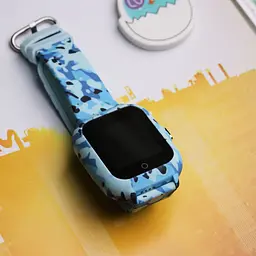 Смарт годинник-телефон дитячі Wonlex KT22S 4G камера прослуховування геозона WI-FI GPS SIM Blue (17003) - мініатюра 6