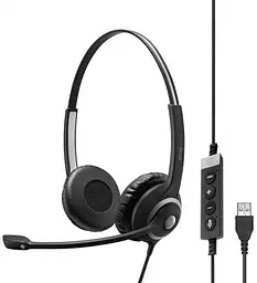 Гарнітура комп'ютерна стерео On-Ear IMPACT SC 260 USB MS II, USB, односпрямований, сертифікат M Epos teh0013082